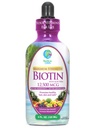 Največja moč Tekoči Biotin Kapljice w/ 12.500 MCG – Najboljši vitamini za hitro rast las, Zmanjšane izgube las, Zdrava koža & Močni nohti -5X Več Močne kot tablete– Max Absorpcija, Vegan– 4oz, 30 Serv
