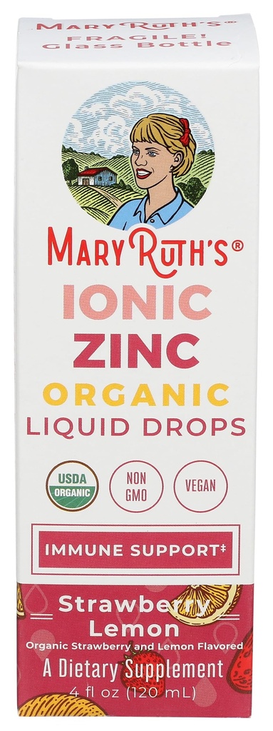 Mary Ruth, Ionic Cinch Jagoda Lemon Organic, 4 Fl Oz