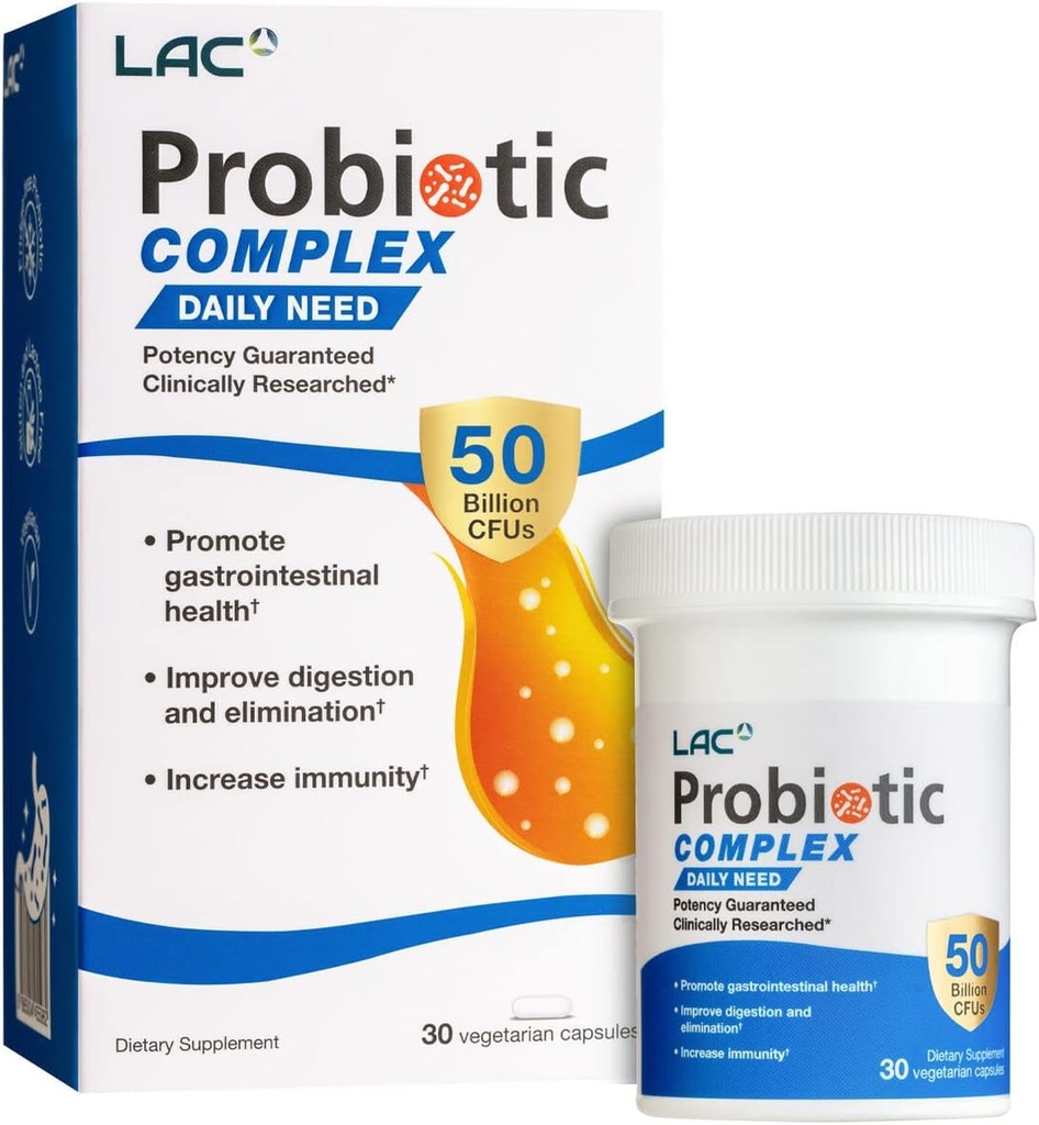 LAC Probiotic Complex 50 milijard CFUs 