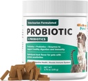 Wellnergy Daily Probiotic & Prebiotics Soft Chew za pse in mačke - Prebavna podpora za drisko, zaprtje, vznemirjen želodec, prebavne motnje in plin - pomaga prebave, alergije kože in imunskega zdravja 70ct