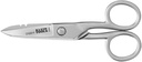 Klein Orodja 2100-9 Električne škarje iz nerjavečega jekla, Made in USA, 5,25-Inch Free-Fall Handl Skips, Stripping Notches, Non-Slip Serrated Blade