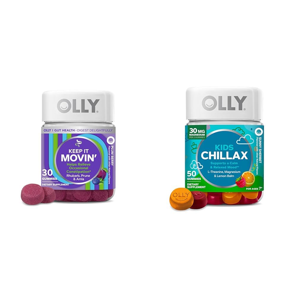 OLY zaprtje Relief Gumies 30ct + Chillax Otroci mirni žveči 50ct
