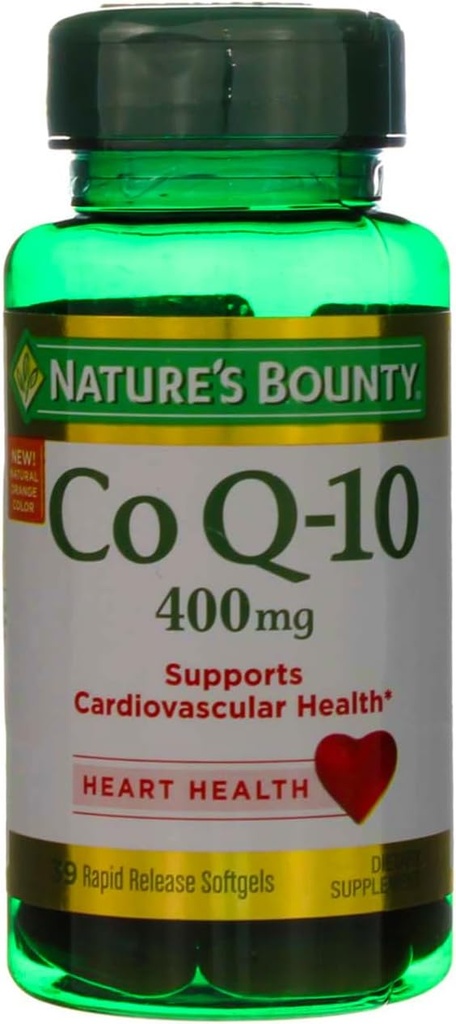 Narava Bounty Cardio Q10, Co Q-10 400 mg Softgels 39 ea (paket z 2)