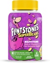 Kremenčki Vitamini SuperBeans,Kids Multivitamin z imuniteto Podpora z vitamini A,D,Jodine&Zinc za podporo zdrave rasti,Fruit arome,Vegetarian,Jelly Bean Chews,90 Število (Packaging lahko razlikujejo)