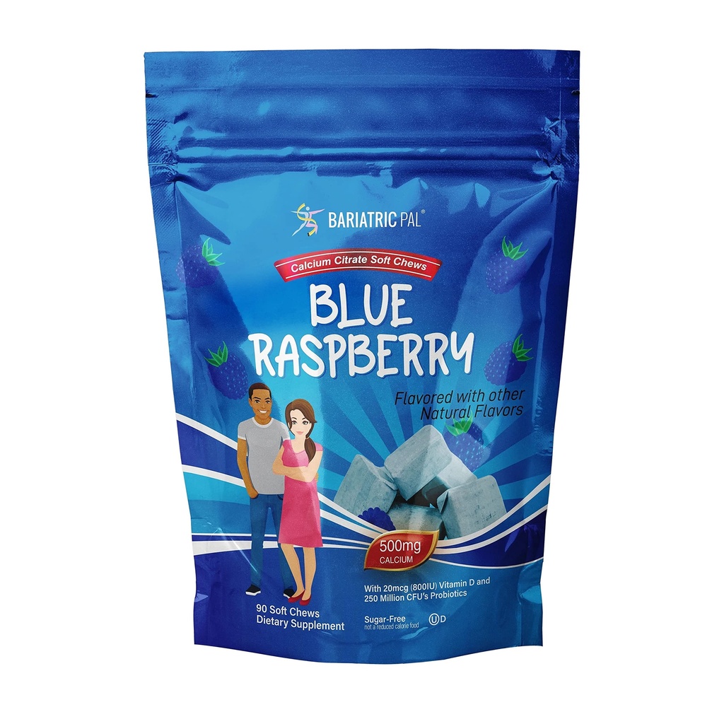 BariatricPal brez sladkorja Kalcijev citrat Soft Chews 