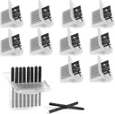 (80 Pcs) Cerustop Wax Guard Filtri za slušne pripomočke Pripomočki za Phonak, Slušni aparati Voski Filtri Resound, Widex in Unitron, Slušni pripomočki Nadomestni deli pribor za čiščenje Kit orodje(10 paketov)
