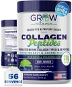 Kolagen peptides Powder 20g s hialuronsko kislino in biotin - nearomatizirana travnata kolagenska praška s hidroliziranimi dodatki kolagena tipa I in III - las, nohtov, kože in sklepov - 56 servingov