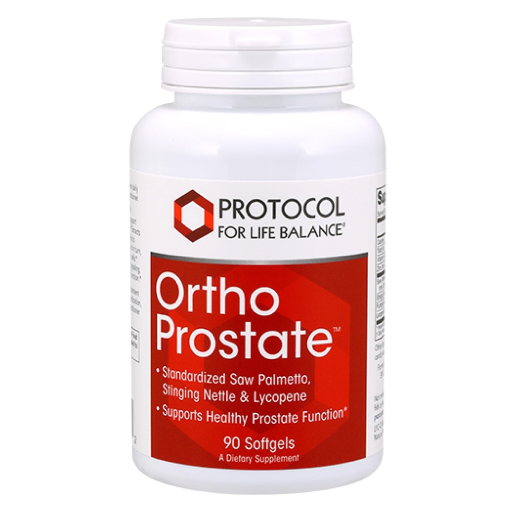 Protokol Ortho Prostate - Moški prostate Health Supplement* - z žago Palmetto Extract, Stinging Nettle Extract & cinkov glukonat - 90 softgels