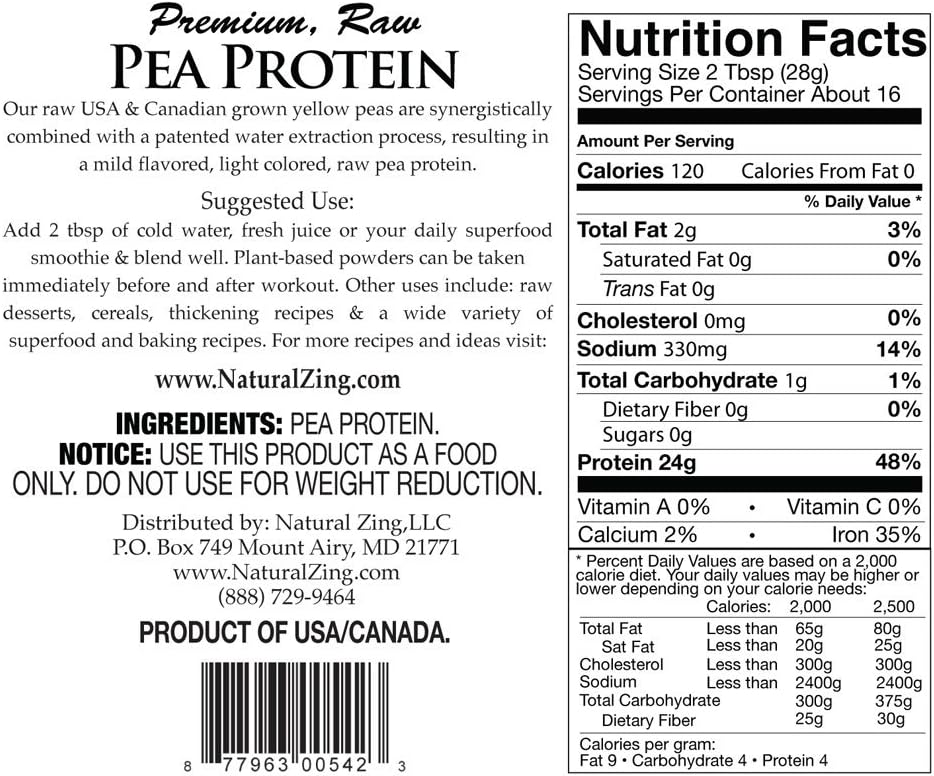 fermentirani beljakovinski protein (Organic) 16 oz (16 ounce, nearomatizirani)