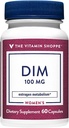 Vitaminska trgovina DIM 100MG z ekstraktom bioperine črnega popra, podpira estrogen Presnova za zdravje žensk (60 kapsul)