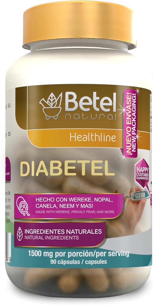 Diabetel kapsule by Betel Natural - Soporte Naravni para el Diabetel - 90 kapsul