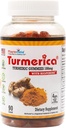 Kurkumin Gummies 100mg z BioPerine črna paprika za izboljšano absorpcijo, 90 Count, Made in USA