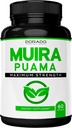 Muira Puama Root Extract 1000mg za moške in ženske - Premium kapsule - 60 Count - Zero Fillers - Tretji Pary Tested - Gluten Free & Non-GMO - ZDA Made - Kakovost garancije - Tested for Potence & Čistost
