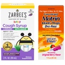 Motrin in Zarbee’s Esencials for Infants's Concentrated Liquid Medicine kapljice za dojenčke z Ibuprofen in Zarbee's Baby Cough.