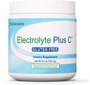 Nutra BioGenesis Elektrolit Plus C - Hidracija v prahu, Elektrolitski prašek Mešamo z magnezijem, kalijem, antioksidanti, B Vitamini in C za naravno energijo - 5.4 oz (154 g)