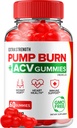 Pump Burn Keto ACV Gummies - Keto Pump Burn Gummies Komentarji, Pump Burn Keto + ACV Gummies za upravljanje teže B12 Burn Pump Advanced 1000mg Formula (1 Pack - 60 Gummies)