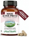 Maxi Health Probiotic Plus Ultimate Prebiotic Advanced Live Probiotics Formula - 50 Billion Live Active Probiotic - 15 Sevi - Ultra Pro-50-60 Count