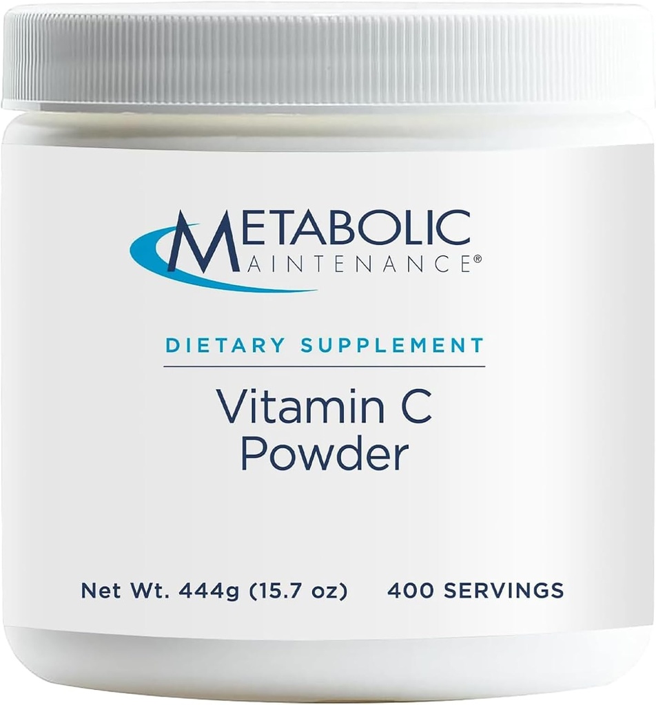 Presnovno vzdrževanje Vitamin C Powder - 1100 mg Čisti askorbinski kislini Antioksidant + Imunska podpora Dodatek - Easy Drink Dodajanje (15.7 oz / 400 Serving)