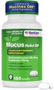 GenCare - Mucus Relief DM (150 Count vrednost steklenica) Dekstrometorfan HBr 20mg Guaifensin 400mg 