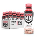 Mišično mleko Pravo tresenje, Jagoda, 11.16 Fl Oz steklenice (Pack of 12)