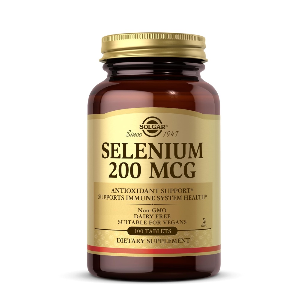 Selen 200mcg Solgar 100 Tab