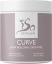 Izosensuals Curve Bum bum stavbe Kreatin - Micronized 200 Mesh za gladke mišice graditelj za ženske, Kreatin ženske izboljšanje, Energy dodatek za Booty Dobički. 30 Nearomared Perfect Peach Servings