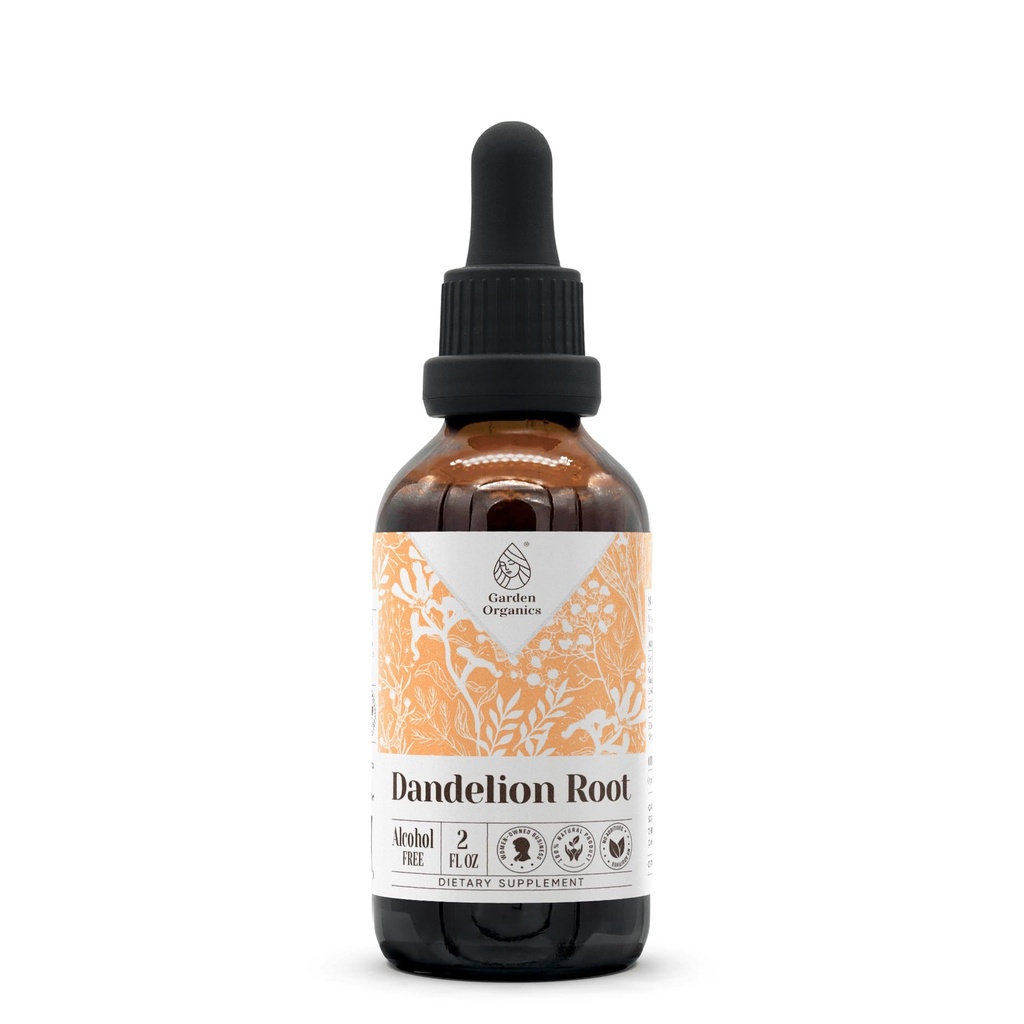 Dandelion Root Alkohol-free Natural Tinkture Extract, Imunski sistem Booster, Tekoče kapljice Iz 100% Dandelion (Taraxacum officinale) Suhi koren (2 fl oz)