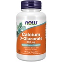 NOW Foods Supplements, kalcijev D-glukarat 500 mg, podpora za razstrupljanje*, 90 Veg kapsule
