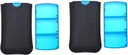 VOFOON majhne tablete Organizator 3 krat na dan 2. dan Pakiranje, potovalne tablete Škatla za žepek, 3 Predel Prenosna Medicine Vitamin Primer, Fish Oil Box, Dopolnilno polje