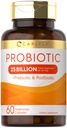 Carlyle Probiotic with Prebiotics & Postbiotics | 25 Billion CFU | 60 Capsules | Supplement for Women & Men | Powder Pills | Vegetarian, Non-GMO & Gluten Free