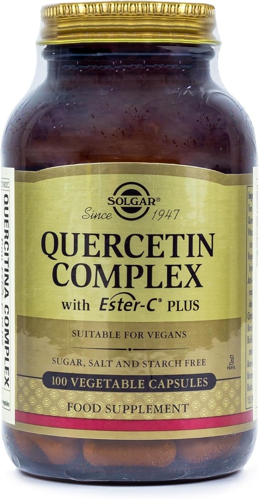 Solgar, Quercitin Complex z Ester C, 50 grof