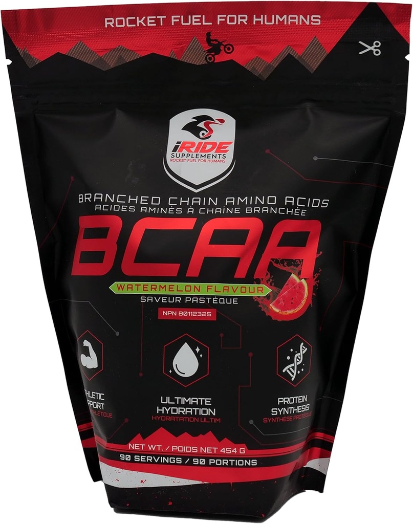 Razvejane verige aminokislin BCAA Protein Powder, lubenična aroma - Idealna za hidracijo, poveča energijo, izboljšano zmogljivost, vzdržljivost in presnovo - Športne podpore-90 Serving