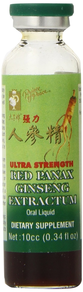 Princ miru Red Panax Ginseng ekstraktum Ultra moč dodatek, 30 Count
