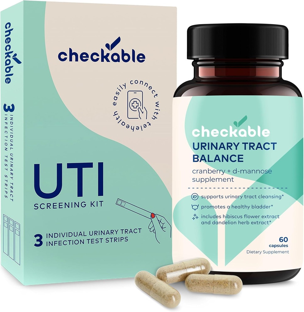 Preiskovalni trakovi (3ct) in dopolnila D-manoza za UTI (60ct)