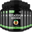 Tablete kalijeve jodide - 7- Pack 130 mg obroki skupaj 420Tablete - Dr Emys tablete kalijeve jodide