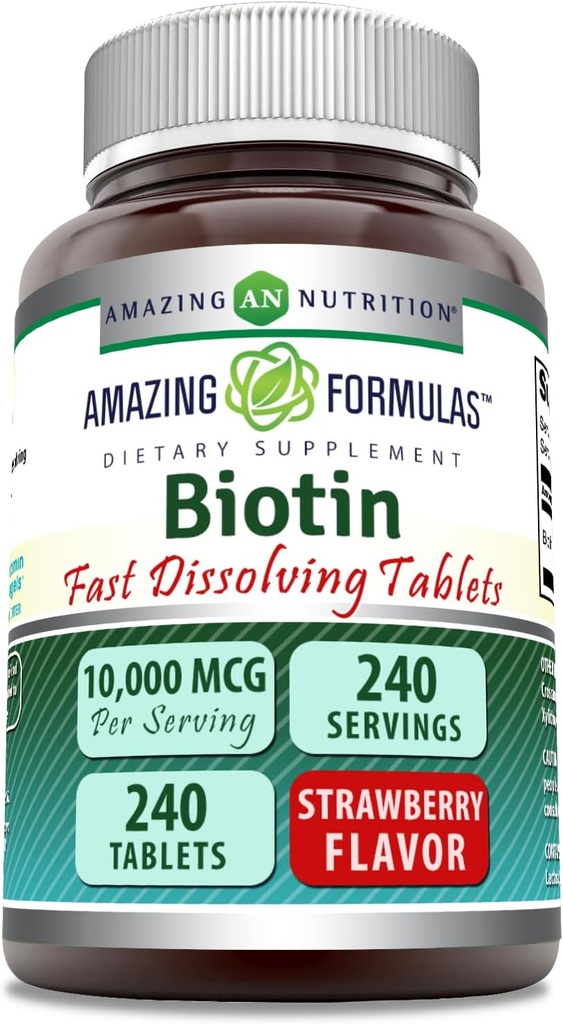 Neverjetne formule Biotin 10.000 Mcg 