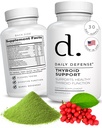 Dodatki za ščitnice - Magnezij, Jod, Ashwagandha, Vitamin B12, & cink za podporo ščitnici za moške in ženske - Veganski prehranski dodatki za ženske in moške, 60 kapsul