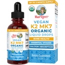 MaryRuth Organics USDA Organic Vitamin K2 MCT Tekoče kapljice za odrasle in otroke 