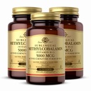 Solgar Metilkobalamin (vitamin B12) 5000 mcg, 60 Nuggetov (paket 3) - Cherry Flavor - podpira energetsko presnovo - telo pripravljeno, aktivna oblika - ne-GMO, Vegan, Gluten brezplačno - 180 skupaj serviranja