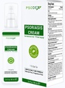PSODEX Psoriaza Cream – 3.4fl oz Topical Psoriaza Zdravljenje s premogovim katranom, salicilna kislina, olje čajevca, Aloe Vera – Vse naravne sestavine – Pomirjujoče in vlažilni premogov katran Psoriaza Krema
