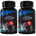 Pharmacist Priporočeno 2 fer 1 Ponudba 180ct Testosteron Booster izboljšanje z raziskovalnimi laboratoriji. Povečaj moč mišic. Saw Palmetto, Tribulus, Tongkat Ali, Horny Kozel plevel, cink