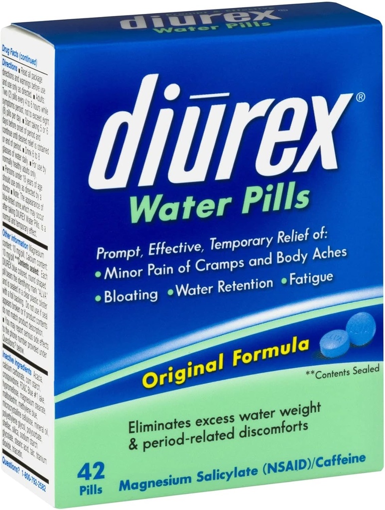 Diurex vodne tablete, 42-Count (paket z 2)