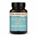 Dr. Mercola Lasje, koža in nohti - zagotavlja Biotin, Keratin & Hyaluronic Acid - Premium kakovost - Podpira zdravo staranje - Ne-GMO, Gluten-free & Soy-free - 30 kapsul (30 Serving)