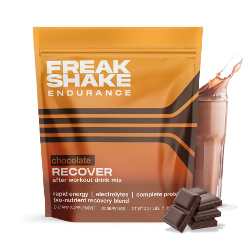Freak Shake Hitro okrevanje Čokoladni napitek Mix 20 Serving Pouch - ogljikovi hidrati, elektroliti in popolni proteini