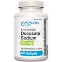 Puregen Labs Docusate Natrij 250mg Stool Mehčalo Odvajalo 
