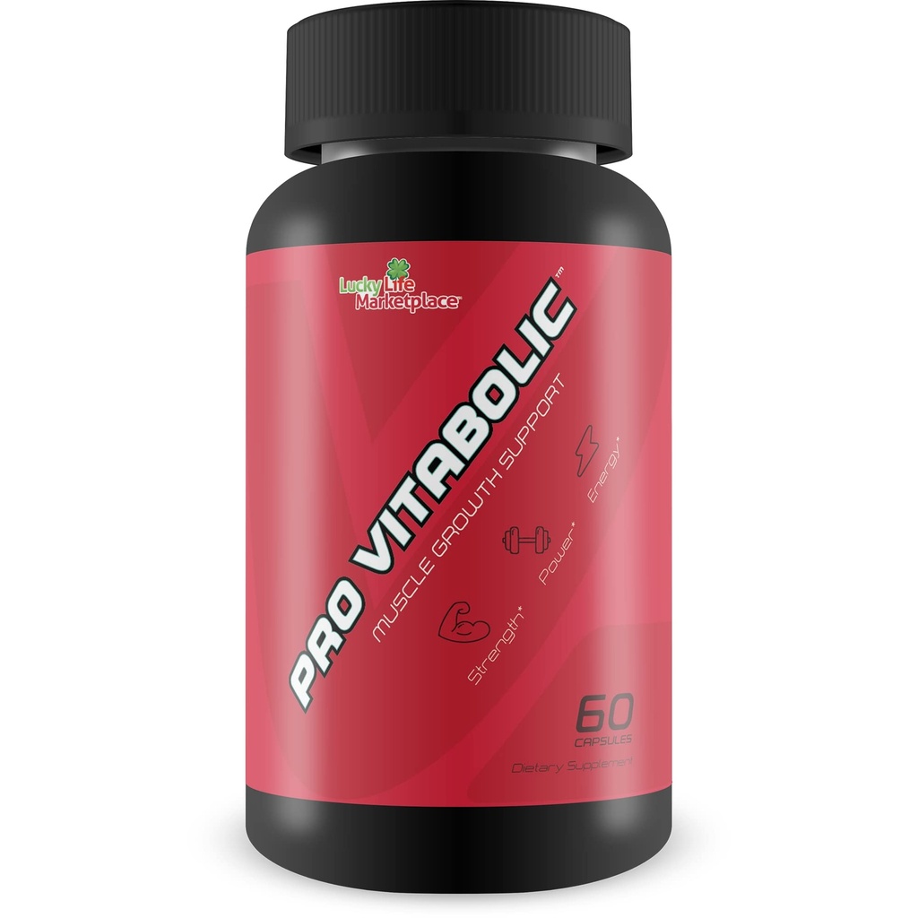 Pro Vitabolic - Podpora za rast mišic - Izboljšati moč, moč, Stamina, & Energija - Eksplozivna mišična črpalka za velike dobičke - Aid Kisik & Nutrient Dostava mišic - L-Arginin & L-Citrulin