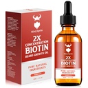Bradavičasto rastno olje - 2X Koncentracija Biotin za moške (2 oz) - Naravno z argan, jojoba in vitamin, rast mehčalec, vlažilna (Vanilja)
