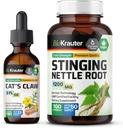 BIO KRAUTER Cats Claw Tinkture 2 Fl. Oz. & Stinging Nettle 100 kapsul