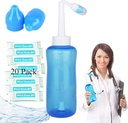 Steklenica za pranje nosa, Sinus Rinse Steklenica Čiščenje nos 300ml Nazal Pranje Steklenica Pot naprava Nazal namakanje nos - Nose nego in vlaženje za odrasle in otroka (1)