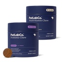 PetLab Co. – Multi-Vitamin & Dog probiotični paket: Žvečljivi multivitamini za pse podpora Zdravje in pes probiotiki za podporo srbeče kože, občasno ohlapna stoli, in zdravo Yeast proizvodnjo